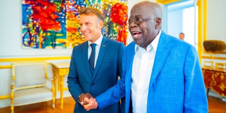 Tinubu Meets Macron In Paris