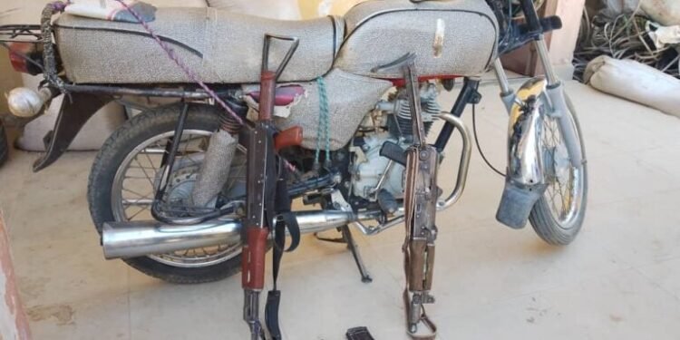 Katsina Police Thwart Bandit Attack, Recover AK‑47s, Motorcycle