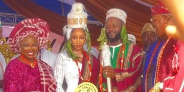 Seyi Tinubu, Wife Layal, Honoured With Chieftaincy Titles in Oyo (Video)