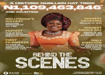 Funke Akindele Appreciates Fans As ‘Behind The Scenes’ Crosses N1 Billion In Two Weeks
