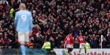 Manchester United Beat City 2–0 In Carrick’s First Game As Interim Boss