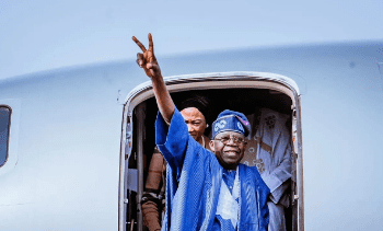Tinubu Returns to Nigeria After Trip to Abu Dhabi