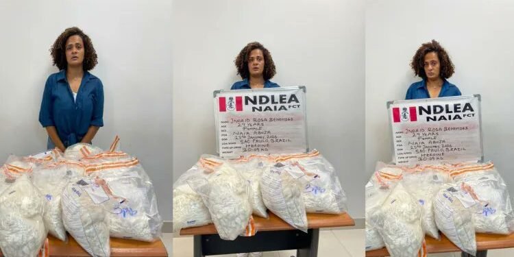 NDLEA Nabs Brazilian Woman With N3bn Worth Of Heroin At Abuja Airport