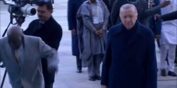 Tinubu Stumbles During Reception Ceremony in Turkey (Video)