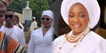 Emotional Scene as Omije Ojumi’s Children Discover Their Biological Father at Her Funeral (Video)