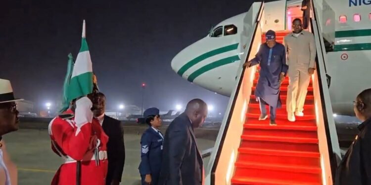Tinubu Returns to Nigeria After State Visit to Turkey