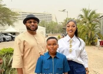 Tonto Dikeh Reunites Son With Ex-Husband Churchill After Years Of Separation (Video)