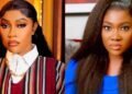 After Online Dispute, Angela Okorie Publicly Apologises to Mercy Johnson (Video)