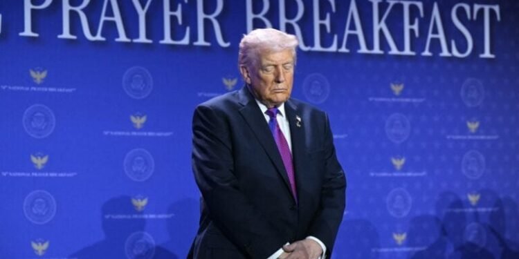 Trump Hails Remi Tinubu As “Very Respected Woman” At National Prayer Breakfast