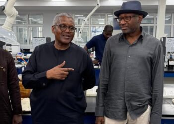Otedola Visits Dangote Refinery, Celebrates Increased Production Capacity
