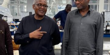 Otedola Visits Dangote Refinery, Celebrates Increased Production Capacity