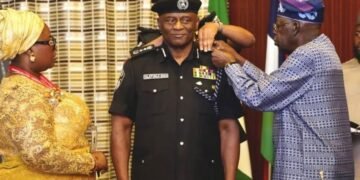 Tinubu Decorates Tunji Disu As Acting IGP