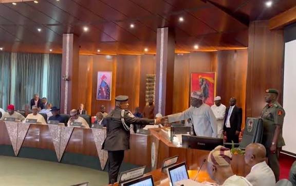 Tinubu Swears In Tunji Disu As 23rd Inspector-General Of Police