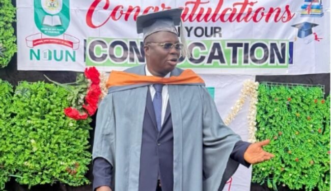 Mr Latin Earns BSc Degree From NOUN