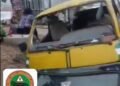 Brake Failure Leaves Four Injured As Bus Crashes Into Ditch In Lagos
