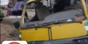 Brake Failure Leaves Four Injured As Bus Crashes Into Ditch In Lagos