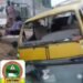 Brake Failure Leaves Four Injured As Bus Crashes Into Ditch In Lagos