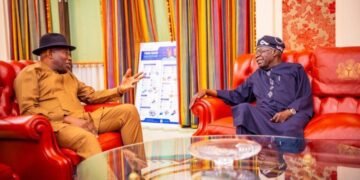 Jonathan Visits Tinubu At Aso Rock Villa