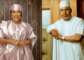 Faithia Williams, Saidi Balogun Reunite At Movie Premiere, Spark Reactions Online