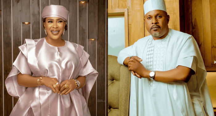 Faithia Williams, Saidi Balogun Reunite At Movie Premiere, Spark Reactions Online