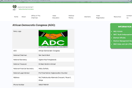 Mark-Led ADC Reinstated On INEC Website After Supreme Court Judgment