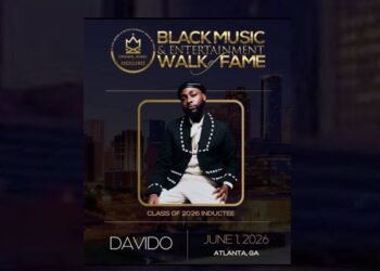 Davido Secures Spot On 2026 Entertainment Walk Of Fame