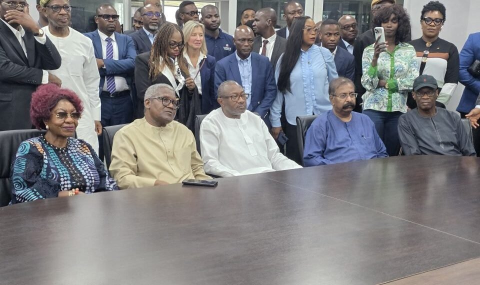 Dangote Receives Otedola, First HoldCo Executives At Lagos Refinery