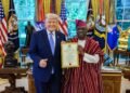 Kayode Are Assumes Office As Nigeria’s Ambassador To US, Presents Credentials To Trump