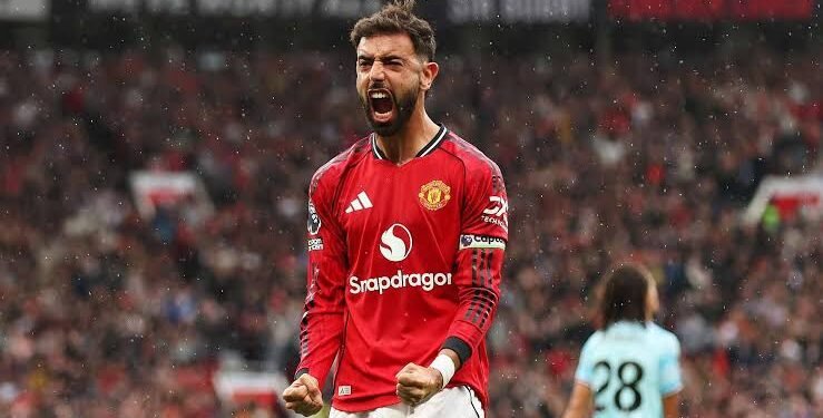 Fernandes Leads United To Win, Spurs Survive As West Ham Relegated