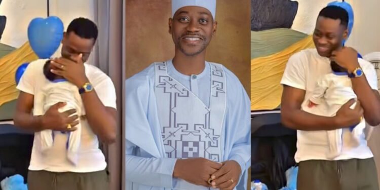 Lateef Adedimeji Celebrates First Eid As Father Of Triplets