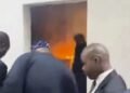 Panic At National Assembly As Fire Breaks Out In Senate Wing