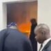 Panic At National Assembly As Fire Breaks Out In Senate Wing