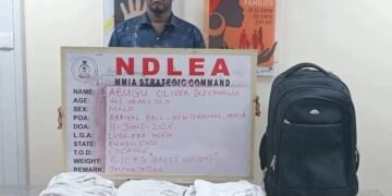 NDLEA Nabs Brazil-Based Businessman Over Alleged 6.1kg Cocaine Concealed In Shirts, Towels