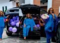 Mo Bimpe Receives Range Rover From Husband Lateef Adedimeji as Push Gift