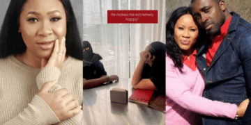 Sandra Edoho Sparks Reactions After Showing Off Mystery Man