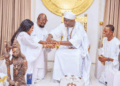 Baba Ijesha Receives Chieftaincy Title, Brand-New Car From Ooni Of Ife