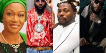 Remi Tinubu Urges Davido, Burna Boy, Asake to Join Forces to Support the Poor