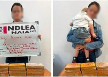 NDLEA Arrests South African Woman With 5.75kg Heroin At Abuja Airport