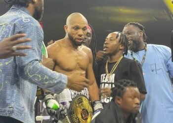 Okocha Beats Portable After Ring Walkout Ends Boxing Rematch