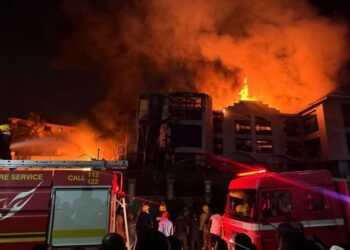 Fire Engulfs Filling Station In Abuja