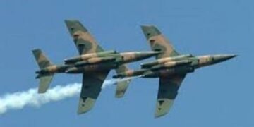 Air Force Strike Kills Nine Suspected Terrorists, Destroys Weapon Carts In Borno