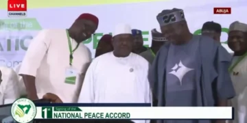 2027: Tinubu, Obi, Sowore, Others Sign National Peace Accord In Abuja
