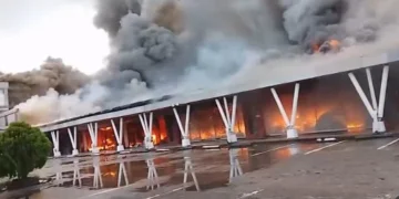 Fire Guts Mall In Calabar