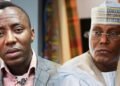 Sowore: Atiku Has Nothing New To Offer Nigerians