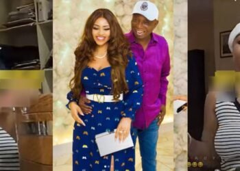 Social Media Erupts As Regina Daniels Hangs Out With Stepson, Kids At Ned Nwoko’s House