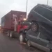 Container Truck Crashes Into Vehicles After Brake Failure On Lagos-Ibadan Expressway