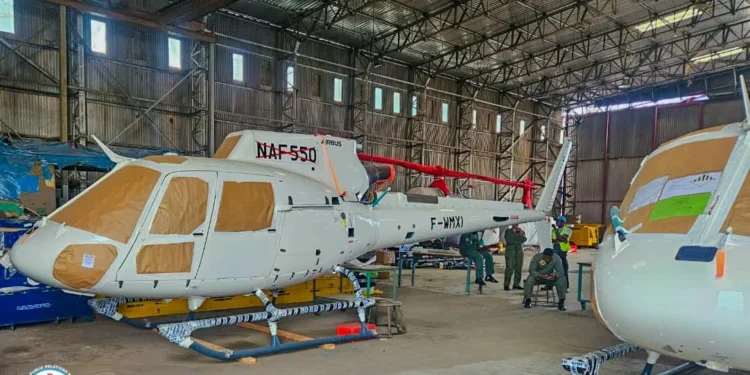 NAF Receives Five New Helicopters To Boost Fight Against Terrorism, Kidnapping
