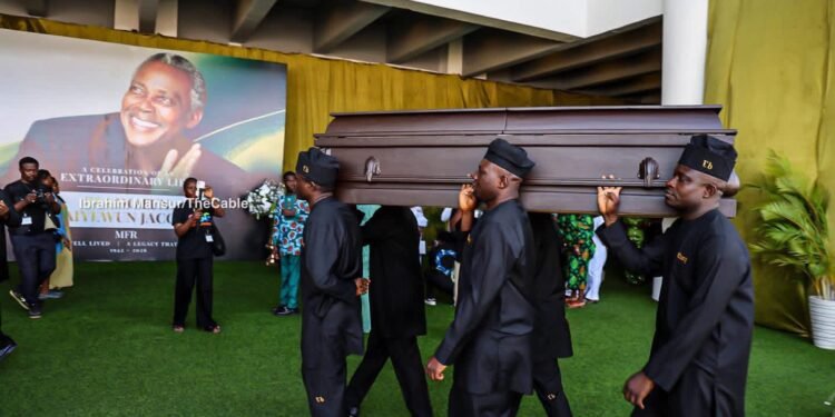 Olu Jacobs’ Funeral: Family, Friends, Colleagues Gather In Lagos