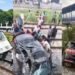 Driver Escapes Injury As Train Crushes Car In Lagos