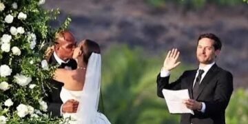 ‘Spider-Man’ Star Tobey Maguire Officiates Ex-Wife’s Wedding To Ogunlesi